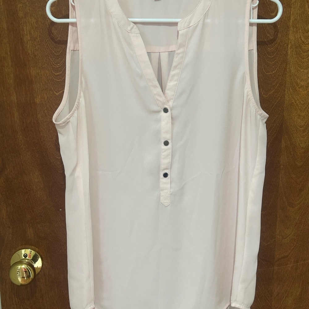 Sleeveless Blush Top